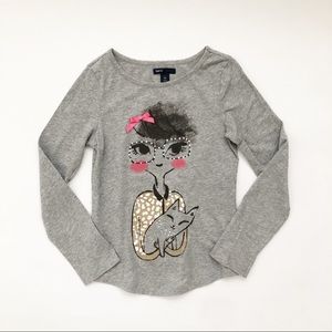 GAP Kids | Girls Teachers Pet Long Sleeve Shirt